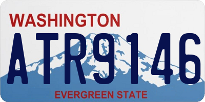 WA license plate ATR9146