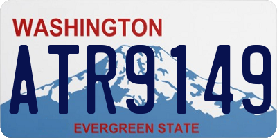 WA license plate ATR9149