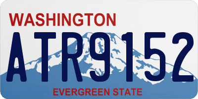 WA license plate ATR9152