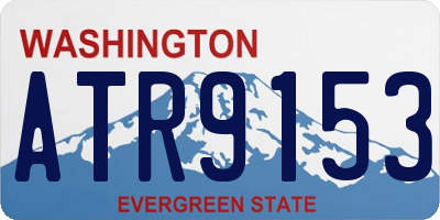 WA license plate ATR9153