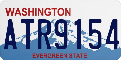 WA license plate ATR9154