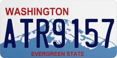 WA license plate ATR9157