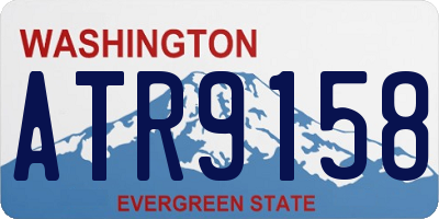 WA license plate ATR9158