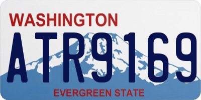 WA license plate ATR9169