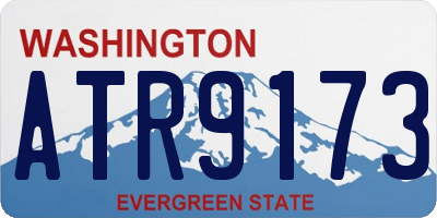 WA license plate ATR9173