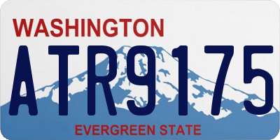 WA license plate ATR9175