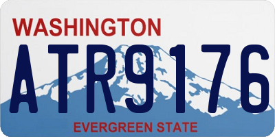 WA license plate ATR9176