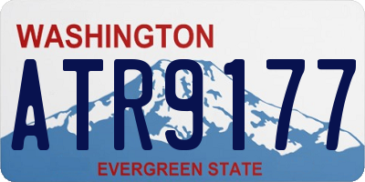 WA license plate ATR9177