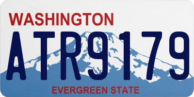 WA license plate ATR9179