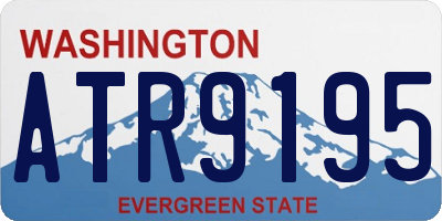 WA license plate ATR9195
