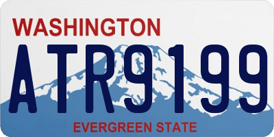 WA license plate ATR9199