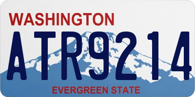 WA license plate ATR9214
