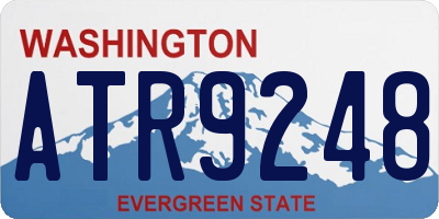 WA license plate ATR9248