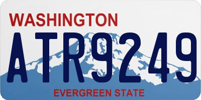 WA license plate ATR9249