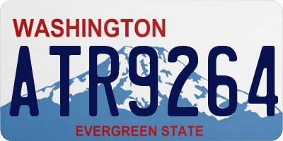 WA license plate ATR9264