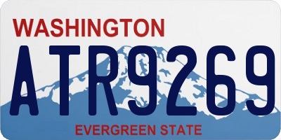 WA license plate ATR9269