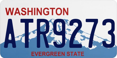 WA license plate ATR9273