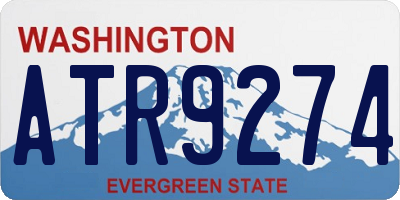 WA license plate ATR9274