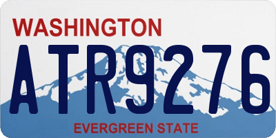 WA license plate ATR9276