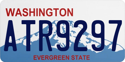 WA license plate ATR9297