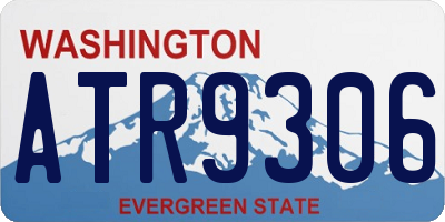 WA license plate ATR9306