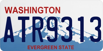 WA license plate ATR9313