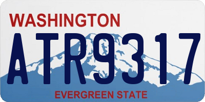 WA license plate ATR9317