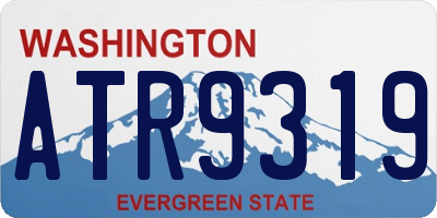 WA license plate ATR9319