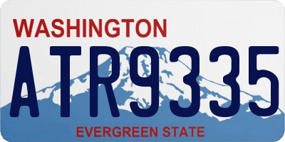 WA license plate ATR9335