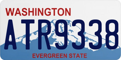 WA license plate ATR9338