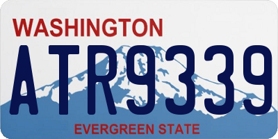 WA license plate ATR9339