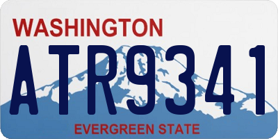 WA license plate ATR9341