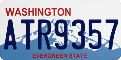 WA license plate ATR9357