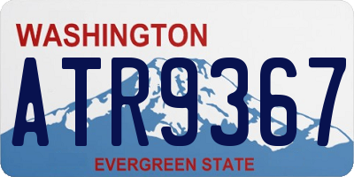 WA license plate ATR9367