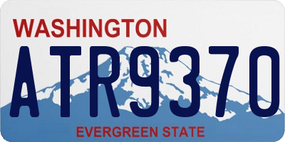 WA license plate ATR9370