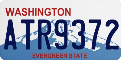 WA license plate ATR9372