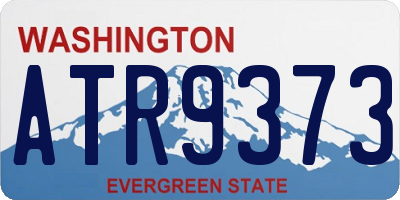 WA license plate ATR9373