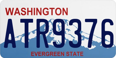 WA license plate ATR9376