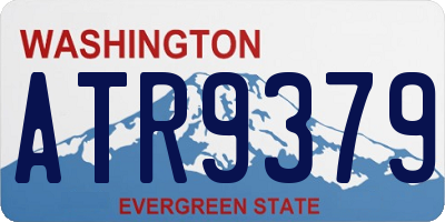 WA license plate ATR9379