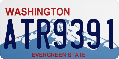 WA license plate ATR9391