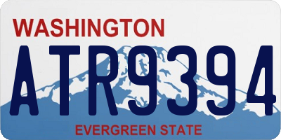 WA license plate ATR9394