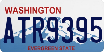 WA license plate ATR9395
