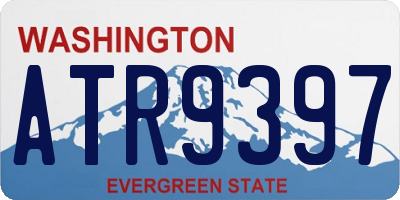 WA license plate ATR9397