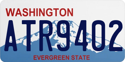 WA license plate ATR9402
