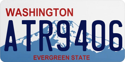 WA license plate ATR9406