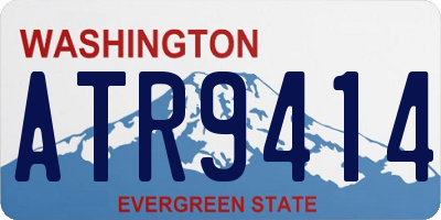 WA license plate ATR9414