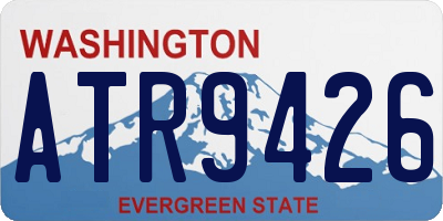 WA license plate ATR9426
