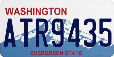 WA license plate ATR9435