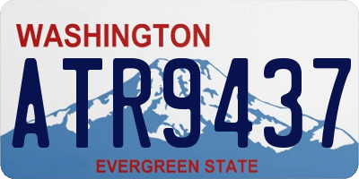 WA license plate ATR9437