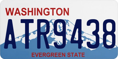 WA license plate ATR9438